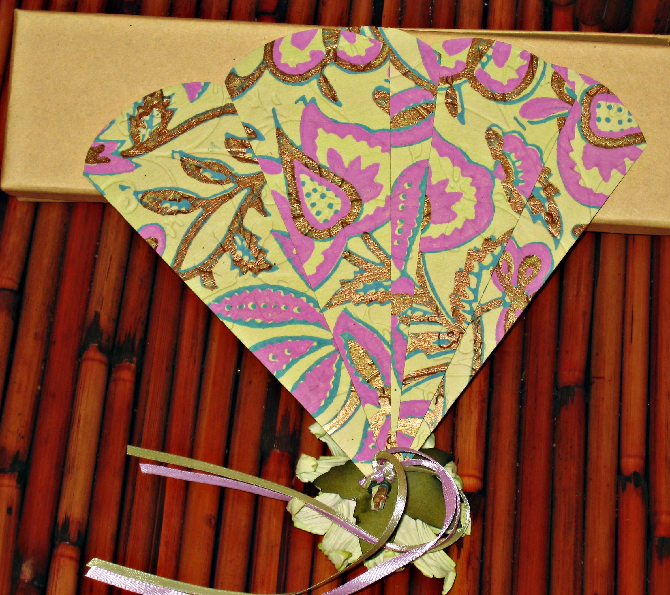 wedding fan invitation